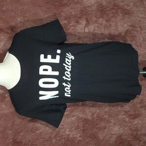 Yitan Nope Not Today Graphic T-Shirt NWT